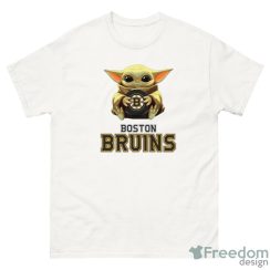 NHL Hockey Boston Bruins Star Wars Baby Yoda Sport Gift T- Shirt - G500 Men’s Classic T-Shirt