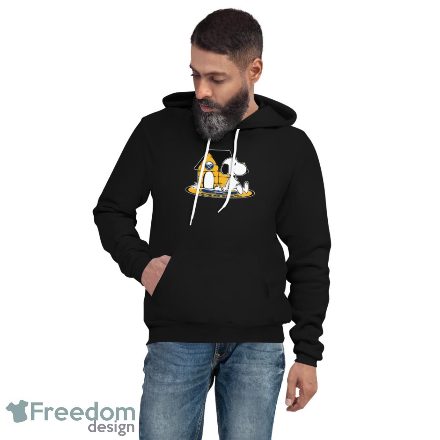 NHL Hockey Buffalo Sabres Snoopy The Peanuts Movie Shirt T Shirt - Unisex Fleece Pullover Hoodie