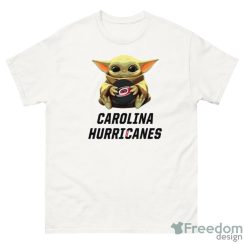 NHL Hockey Carolina Hurricanes Star Wars Baby Yoda Sport Gift T- Shirt - G500 Men’s Classic T-Shirt