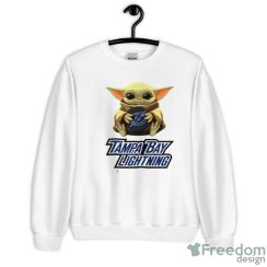 NHL Hockey Tampa Bay Lightning Star Wars Baby Yoda Sport Gift T- Shirt