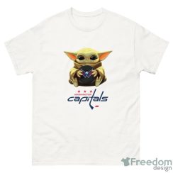 NHL Hockey Washington Capitals Star Wars Baby Yoda Sport Gift T- Shirt - G500 Men’s Classic T-Shirt
