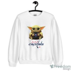 NHL Hockey Washington Capitals Star Wars Baby Yoda Sport Gift T- Shirt