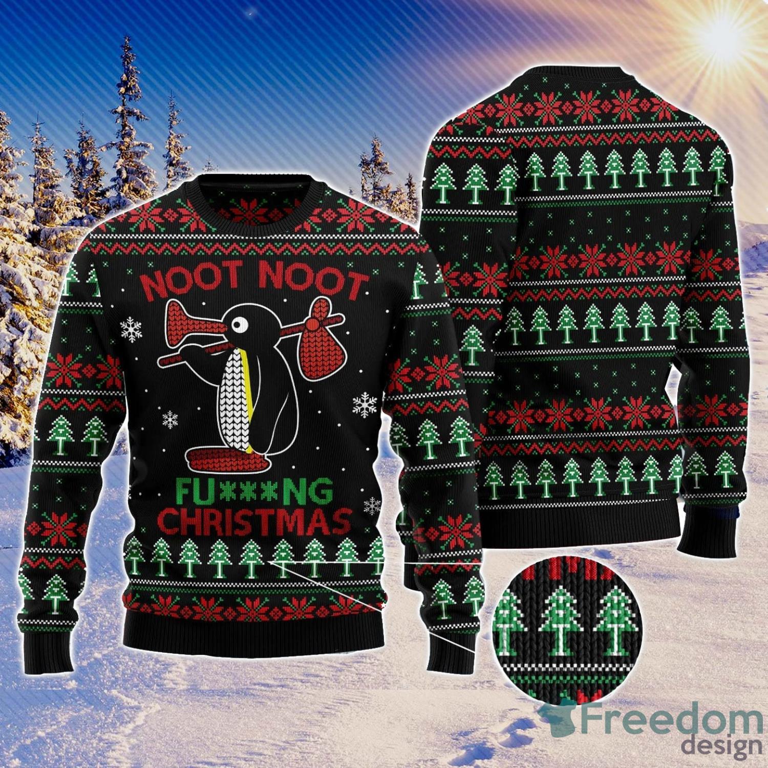 Noot Noot Penguin All Over Printed 3D Ugly Christmas Sweater Christmas Gift For Men And Women Product Photo 2