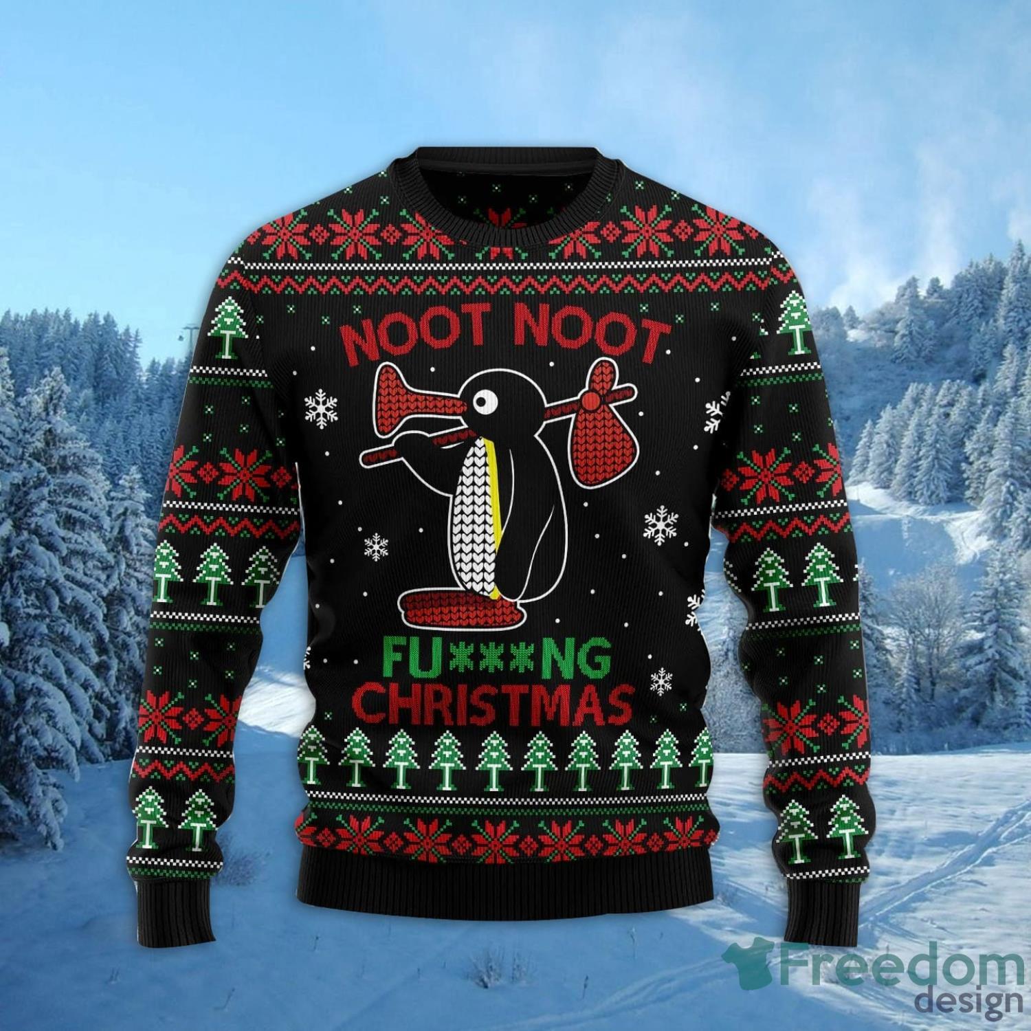 Noot Noot Penguin All Over Printed 3D Ugly Christmas Sweater Christmas Gift For Men And Women Product Photo 1