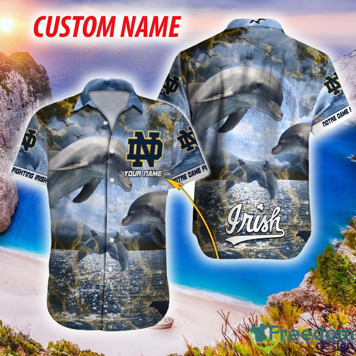 Notre Dame Fighting Irish Trending Hawaiian Shirt Gift For Fans -  Freedomdesign