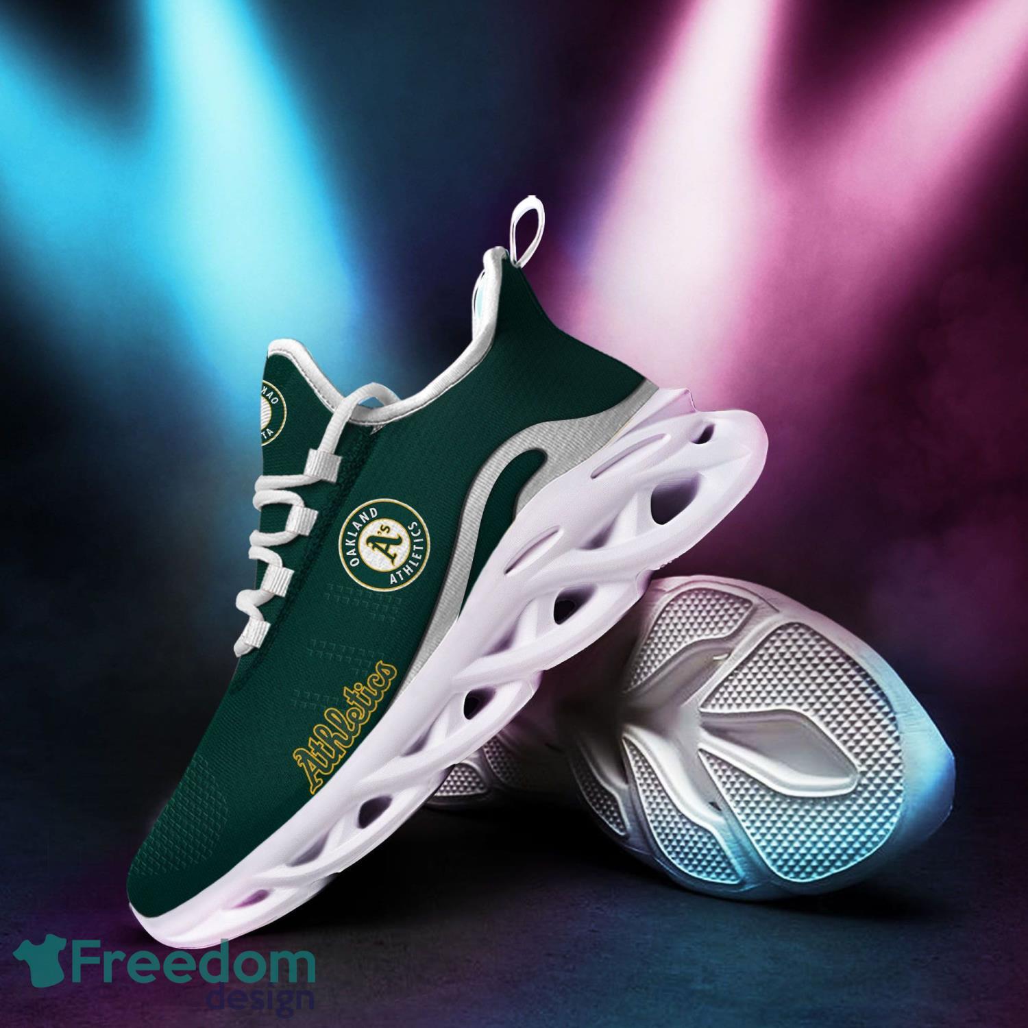 Oakland Athletics Max Soul Shoes Clunky Sneakers Sport Gift For Men Women Product Photo 2