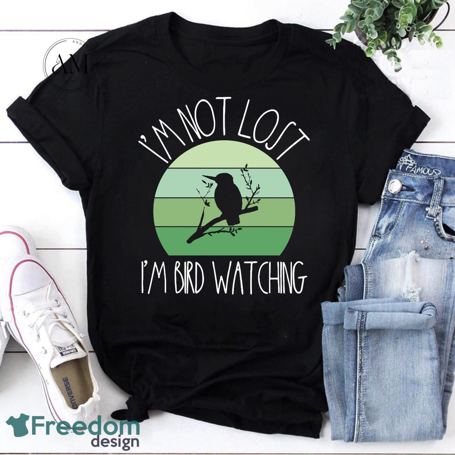 Official Bird Watching I’m Not Lost I’m Bird Watching Vintage T-shirt Bird Watching Shirt Product Photo 1