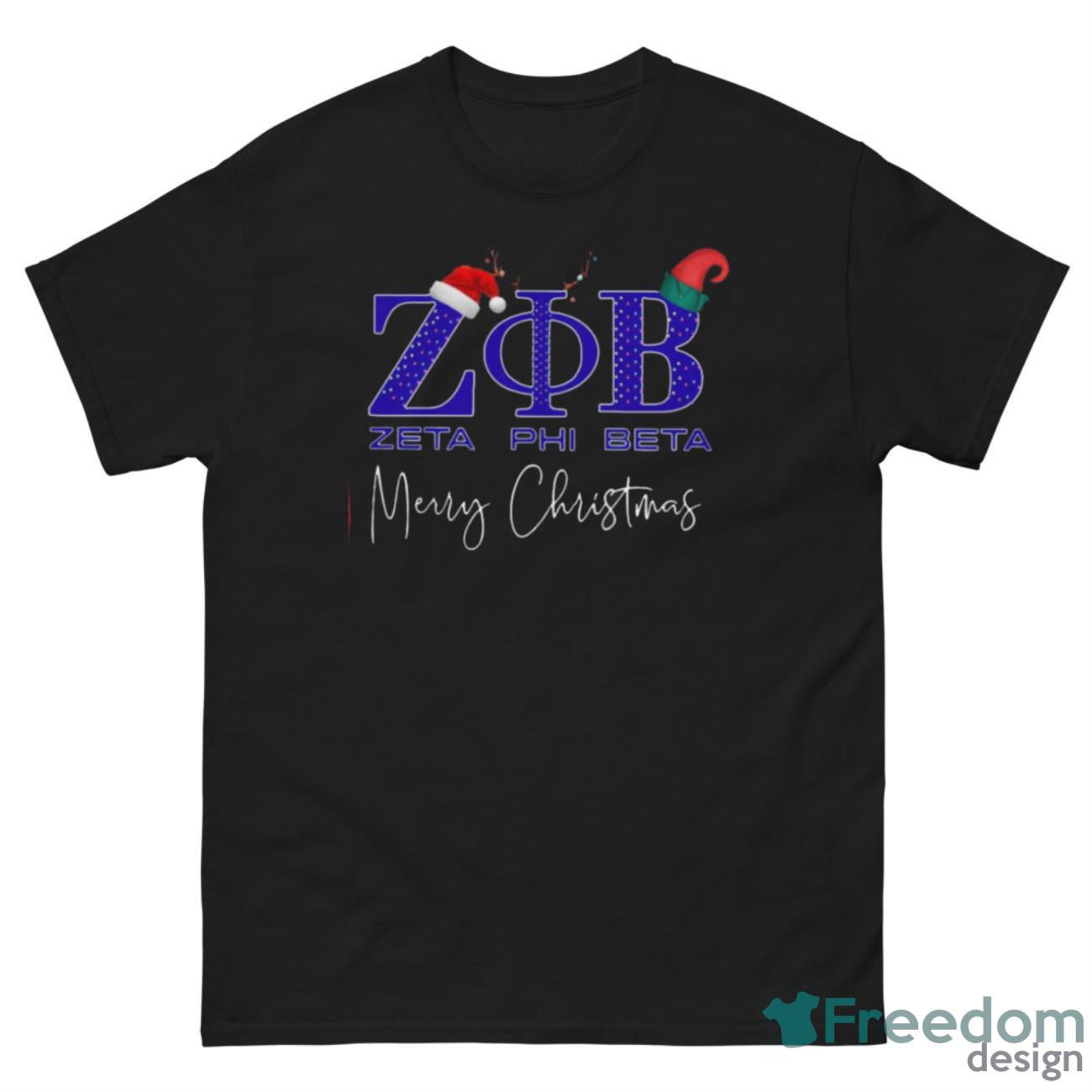 Official Zeta Phi Beta Merry Christmas Shirt - G500 Men’s Classic Tee