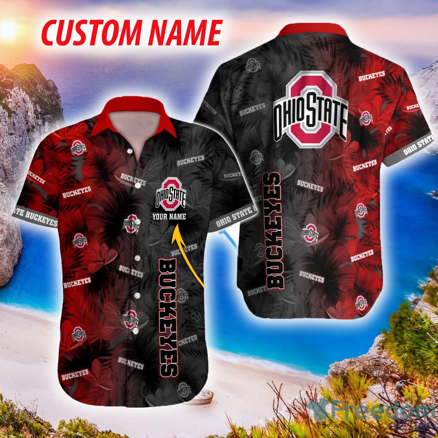 Ohio State Buckeyes Custom Name Number Football Jersey Patch Black