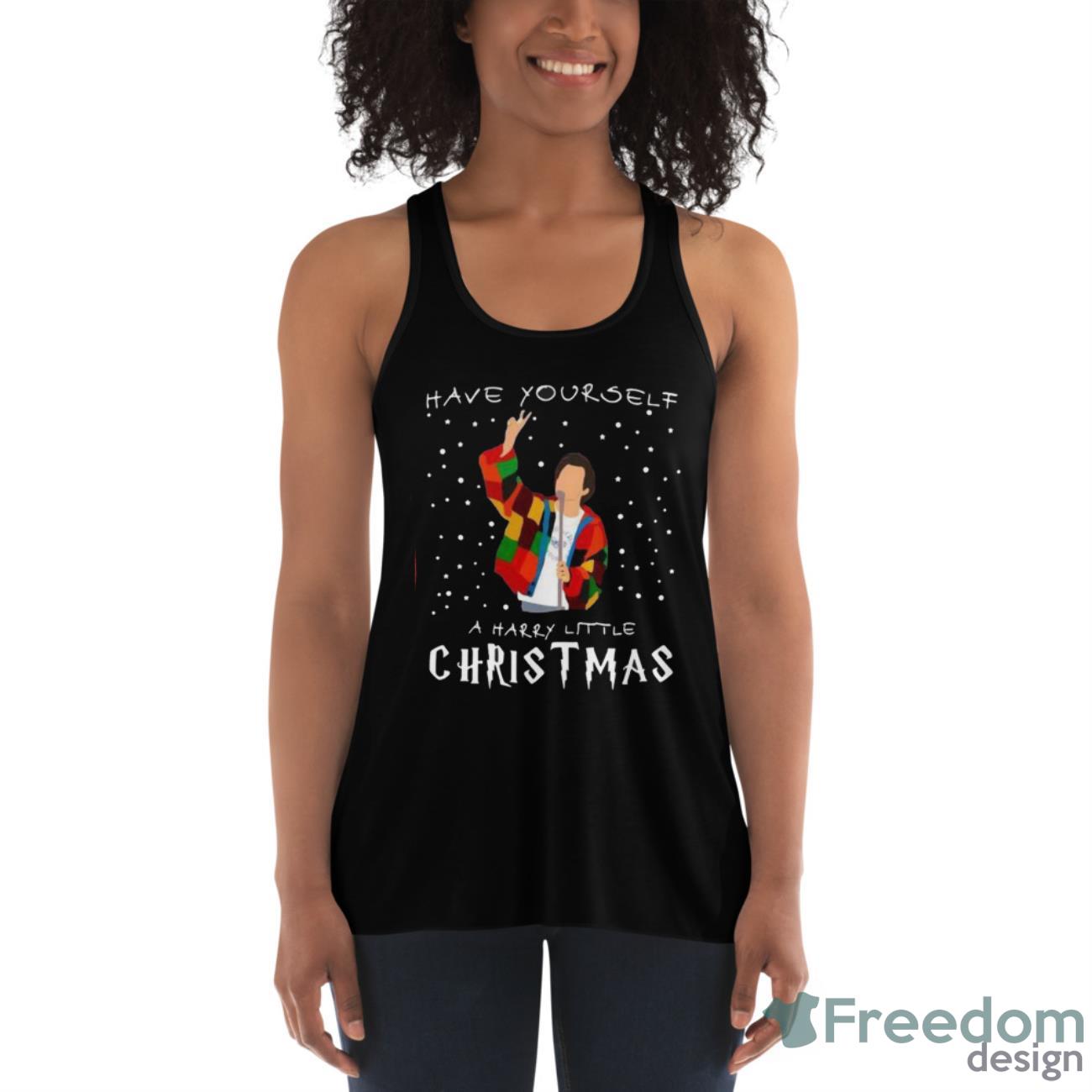Original Xmas Have Yourself A Harry Styles Christmas Shirt - Womens Flowy Racerback Tank Original Xmas Have Yourself A Harry Styles Christmas Shirt - Womens Flowy Racerback Tank