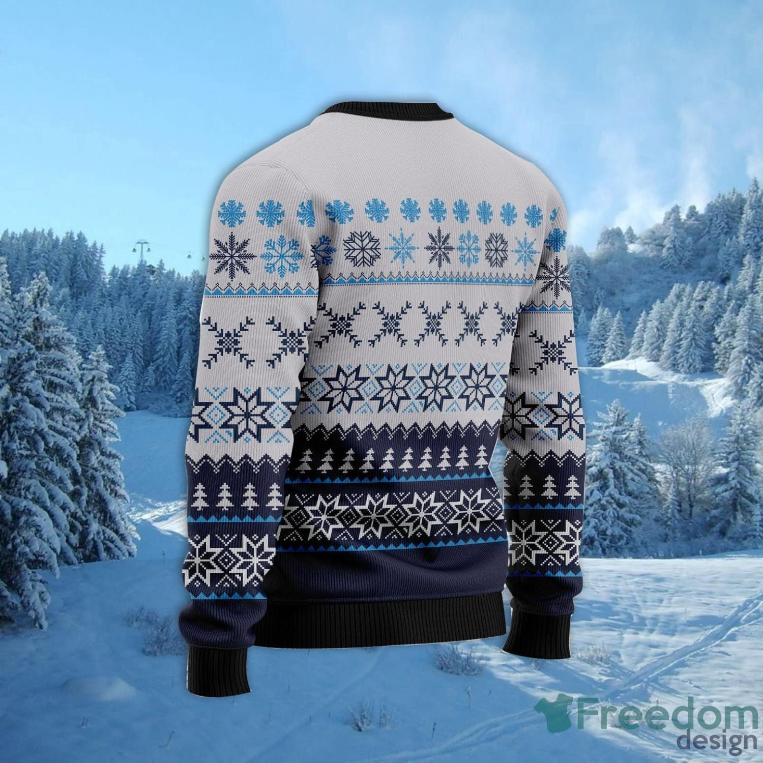 Owl Love Santa Moon All Over Printed 3D Ugly Christmas Sweater Christmas Gift For Men And Women Product Photo 1