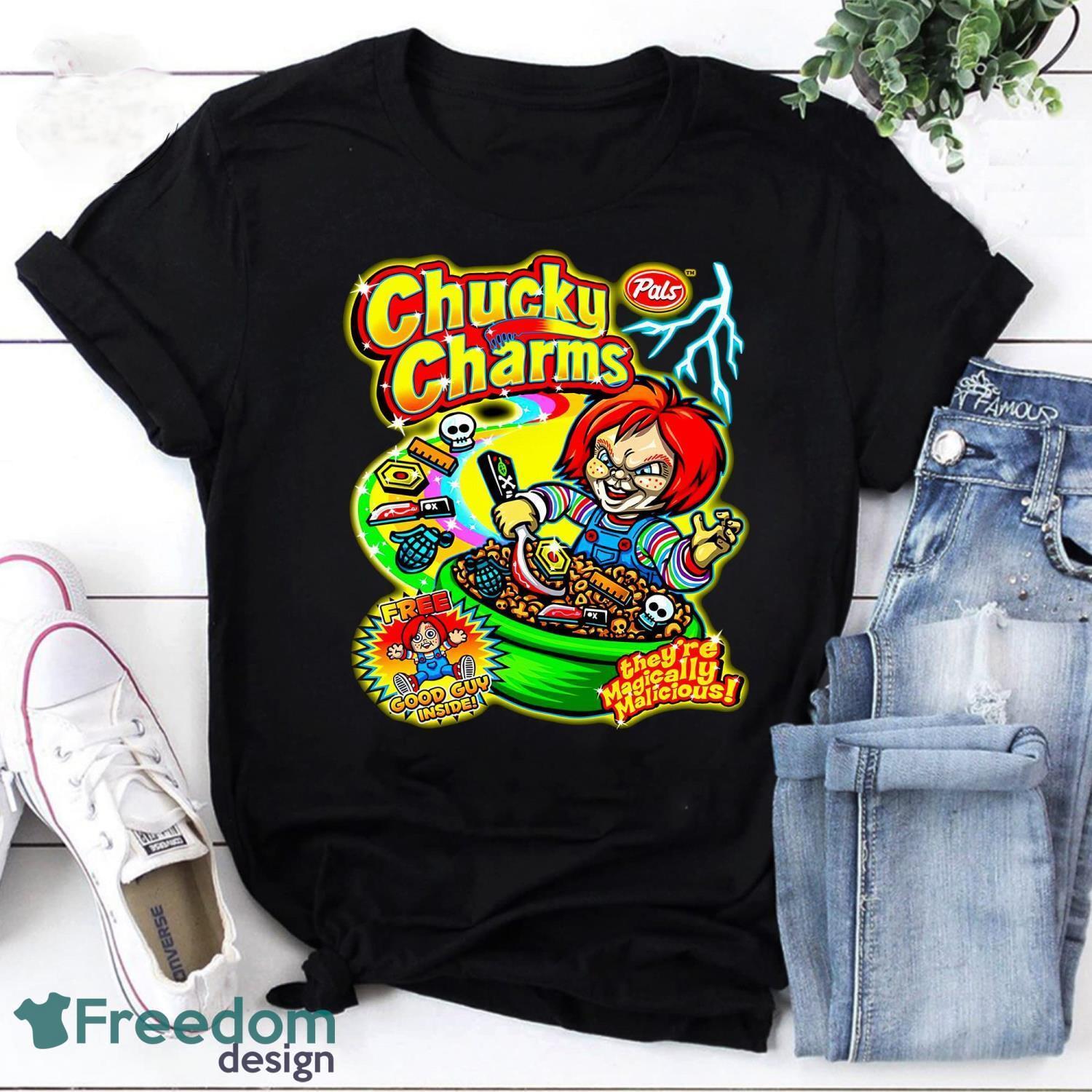 Pals Chucky Charms Bride Of Chucky Unisex Vintage T-Shirt Chucky Doll Shirt Halloween Shirt Product Photo 1