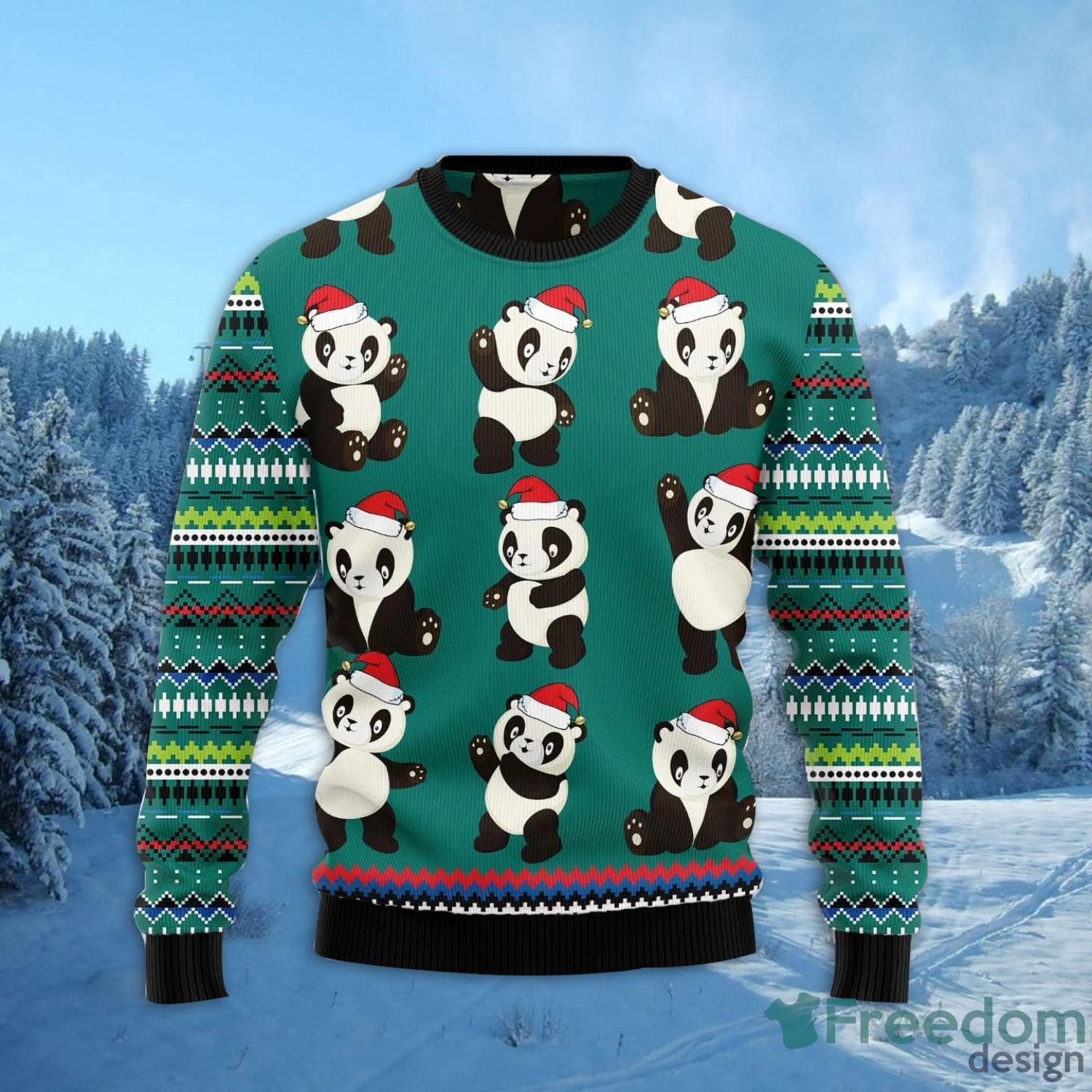 Panda Group Christmas All Over Printed 3D Ugly Christmas Sweater Christmas Gift For Men And Women Product Photo 2