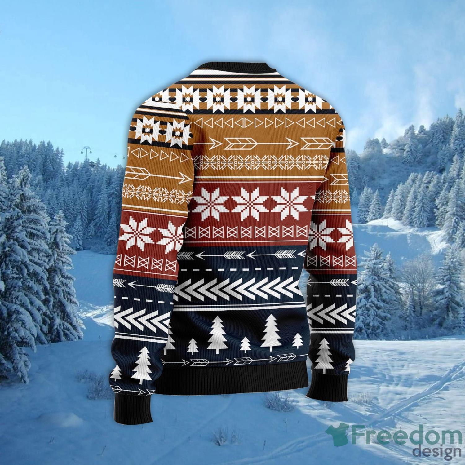 Peace Love And Dog All Over Printed 3D Ugly Christmas Sweater Christmas Gift For Men And Women Product Photo 1