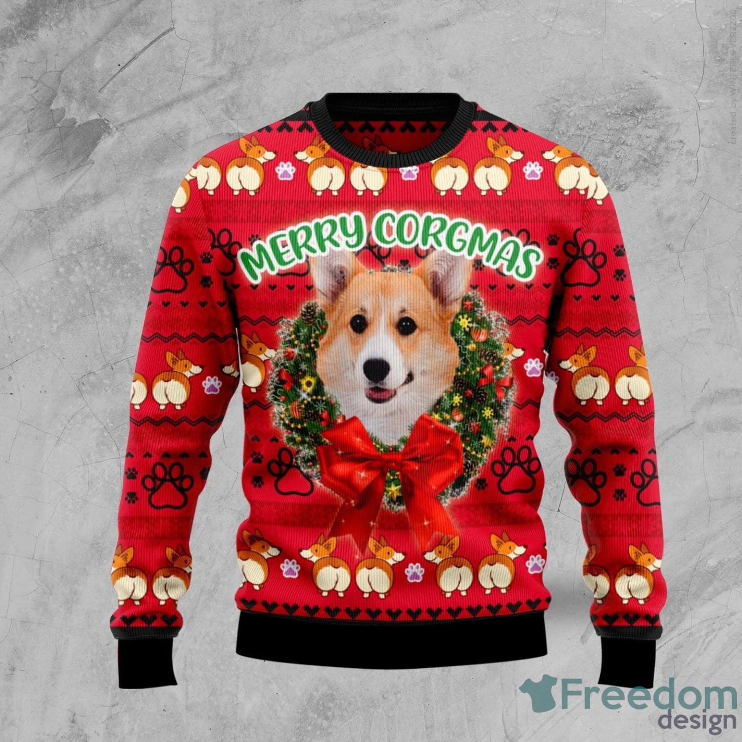 Pembroke Welsh Corgi Xmas All Over Printed 3D Ugly Christmas Sweater Christmas Gift For Men And Women Product Photo 2