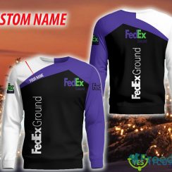 Personalized fedex ground Christmas Sweatshirt Brands Hot AOP Gift For Men And Women
