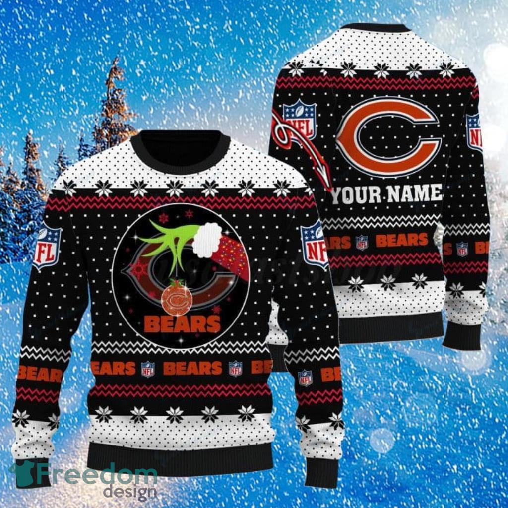 Chicago Bears Logo NFL Ugly Christmas Ugly Christmas Sweater Gift For Fans  - Freedomdesign