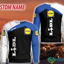 Personalized lidl Christmas Sweatshirt Brands Hot AOP Gift For Men And Women
