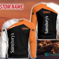 Personalized sainsbury’s Christmas Sweatshirt Brands Hot AOP Gift For Men And Women