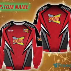 PERSONALIZED sonic drive in Logo Brands Custom Name Snowplow 3D Sweatshirt For Men And Women Gift Christmas