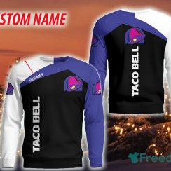 Personalized taco bell Christmas Sweatshirt Brands Hot AOP Gift For Men And Women