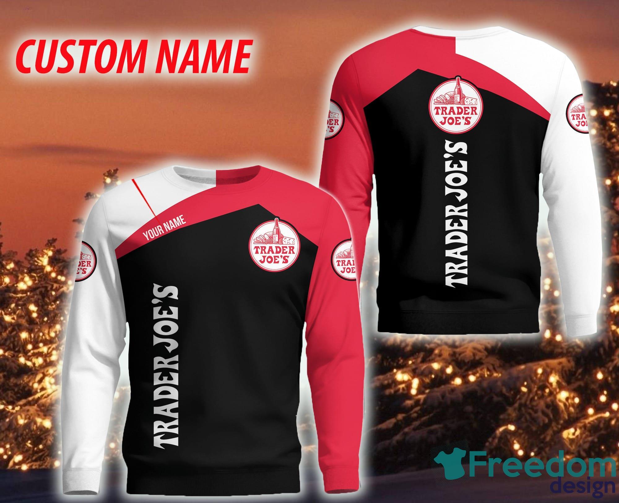 Personalized trader joe's Christmas Sweatshirt Brands Hot AOP Gift For Men And Women image Personalized trader joe's Christmas Sweatshirt Brands Hot AOP Gift For Men And Women