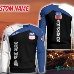 Personalized union pacific railroad Christmas Sweatshirt Brands Hot AOP Gift For Men And Women