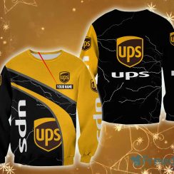 PERSONALIZED ups Logo Brands Custom Name Blanket 3D Sweatshirt For Men And Women Gift Christmas