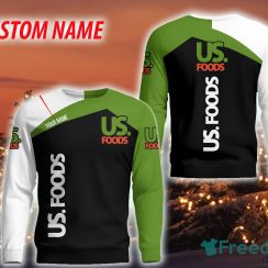 Personalized us foods Christmas Sweatshirt Brands Hot AOP Gift For Men And Women