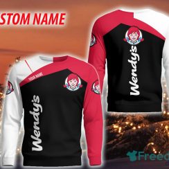 Personalized wendy’s Christmas Sweatshirt Brands Hot AOP Gift For Men And Women