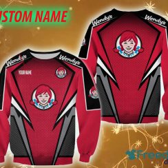 PERSONALIZED WENDY’S Logo Brands Custom Name Soup 3D Sweatshirt For Men And Women Gift Christmas