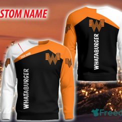 Personalized whataburger Christmas Sweatshirt Brands Hot AOP Gift For Men And Women
