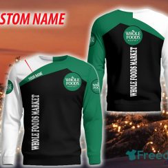 Personalized whole foods market Christmas Sweatshirt Brands Hot AOP Gift For Men And Women