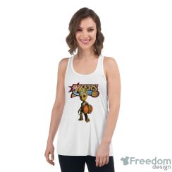 Philadelphia 76ers NBA Basketball Groot Marvel Guardians Of The Galaxy T Shirt - Women's Flowy Racerback Tank