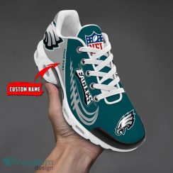 Philadelphia Eagles Custom Name Air Cushion Sport Shoes For Fans Product Photo 1