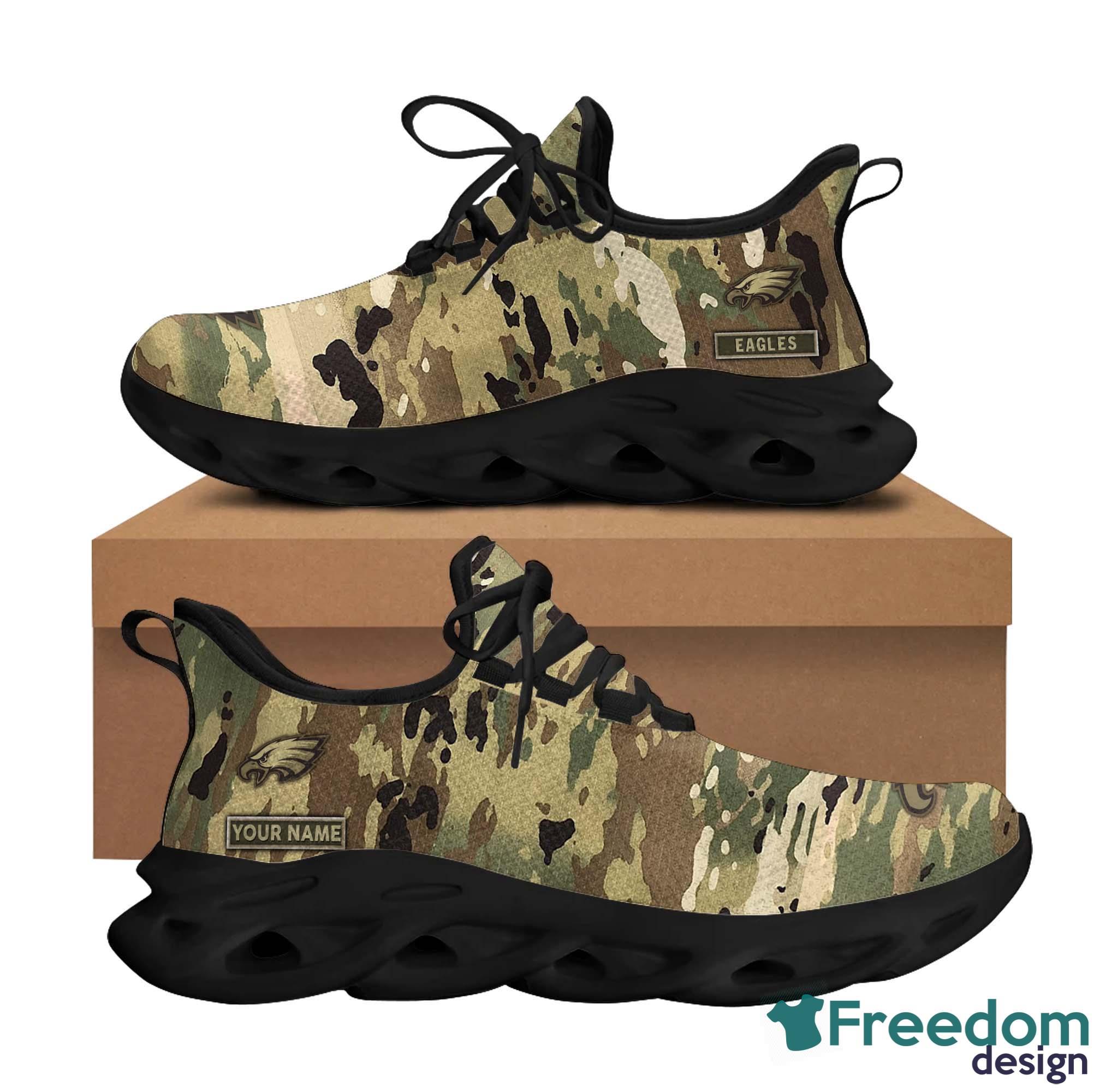 Detroit Lions Hunting camo style Max Soul Shoes Best Gift For Men And Women  Fans