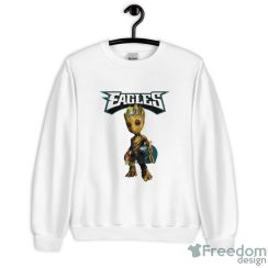 Philadelphia Eagles NFL Football Groot Marvel Guardians Of The Galaxy T Shirt image Philadelphia Eagles NFL Football Groot Marvel Guardians Of The Galaxy T Shirt - Unisex Crewneck Sweatshirt