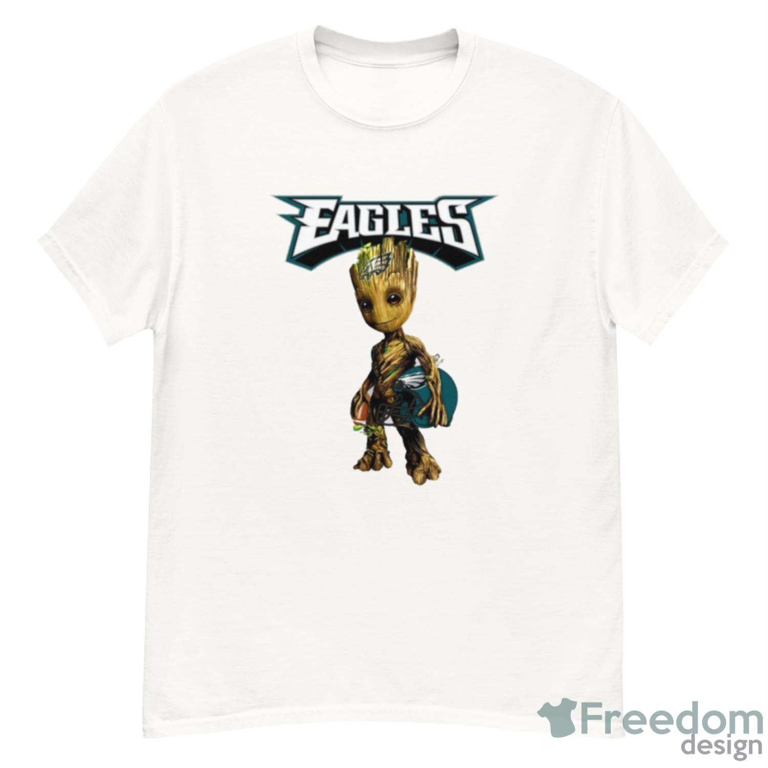 Philadelphia Eagles NFL Football Groot Marvel Guardians Of The Galaxy T Shirt image Philadelphia Eagles NFL Football Groot Marvel Guardians Of The Galaxy T Shirt - G500 Men’s Classic T-Shirt