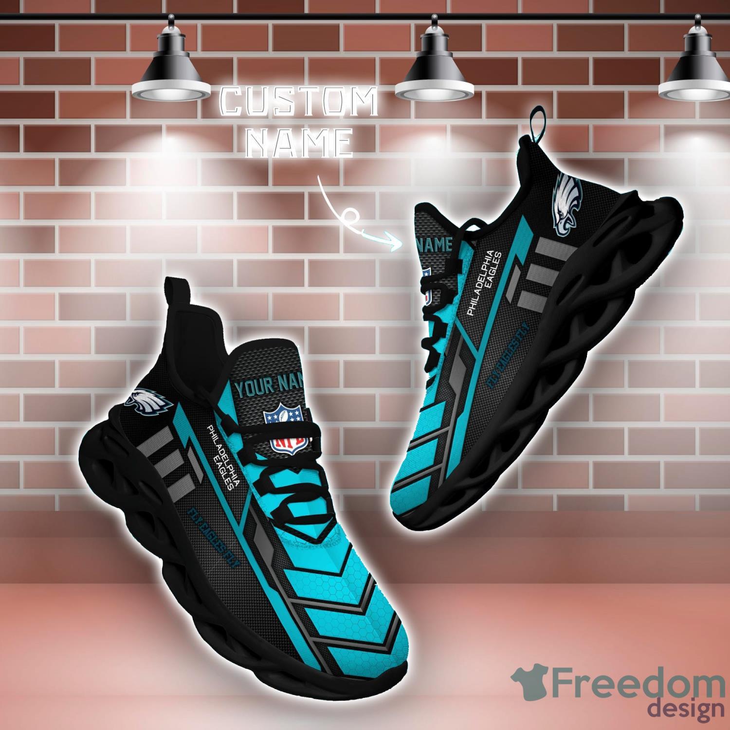 Philadelphia Eagles NFL Max Soul Shoes Sport Shoes - Freedomdesign