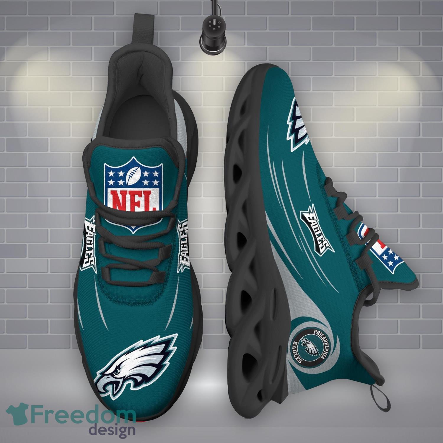 Philadelphia Eagles NFLMax Soul Shoes New Sport Gift Running Sneakers Product Photo 1