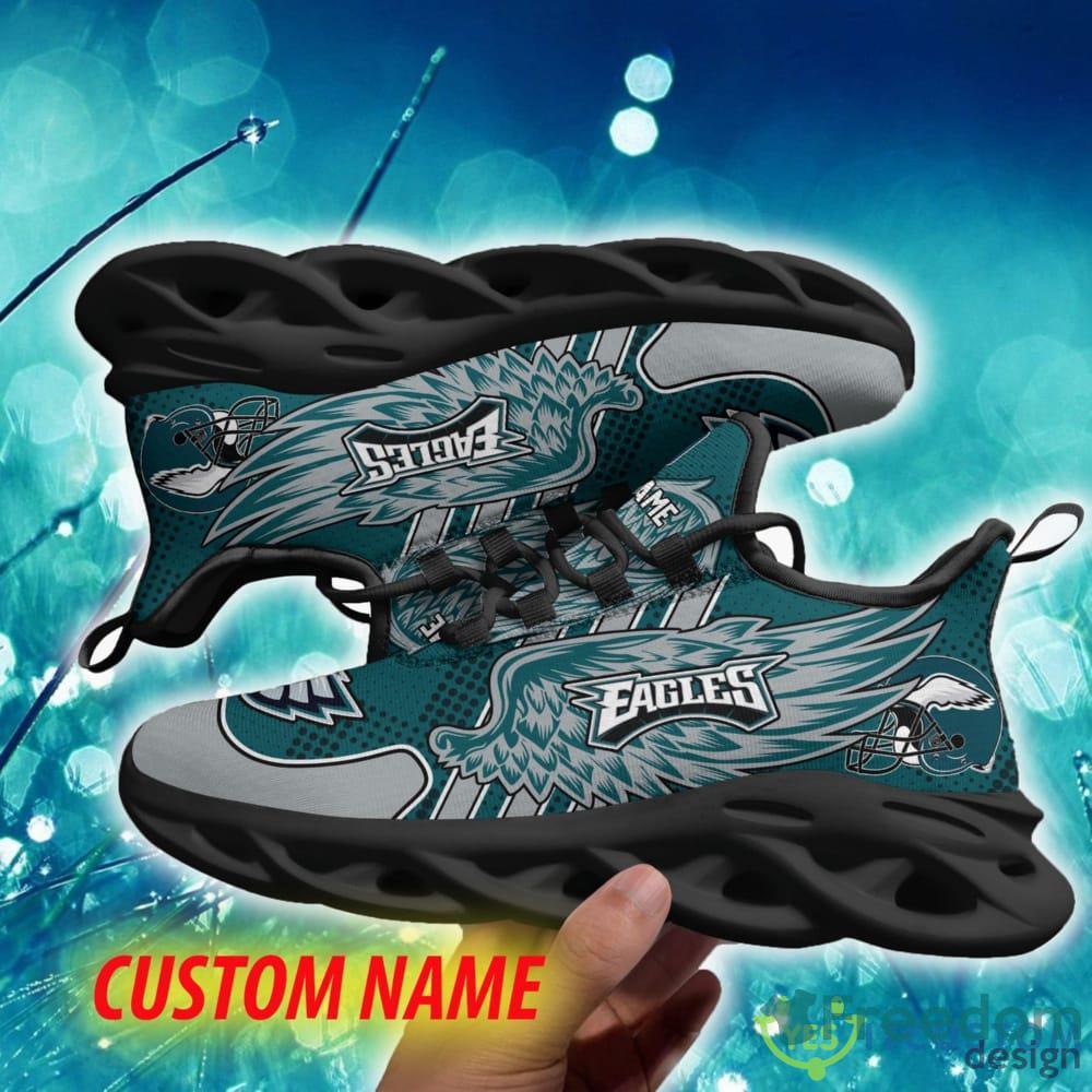 Philadelphia Eagles Leopard Pattern Air Jordan 13 Shoes For Fans