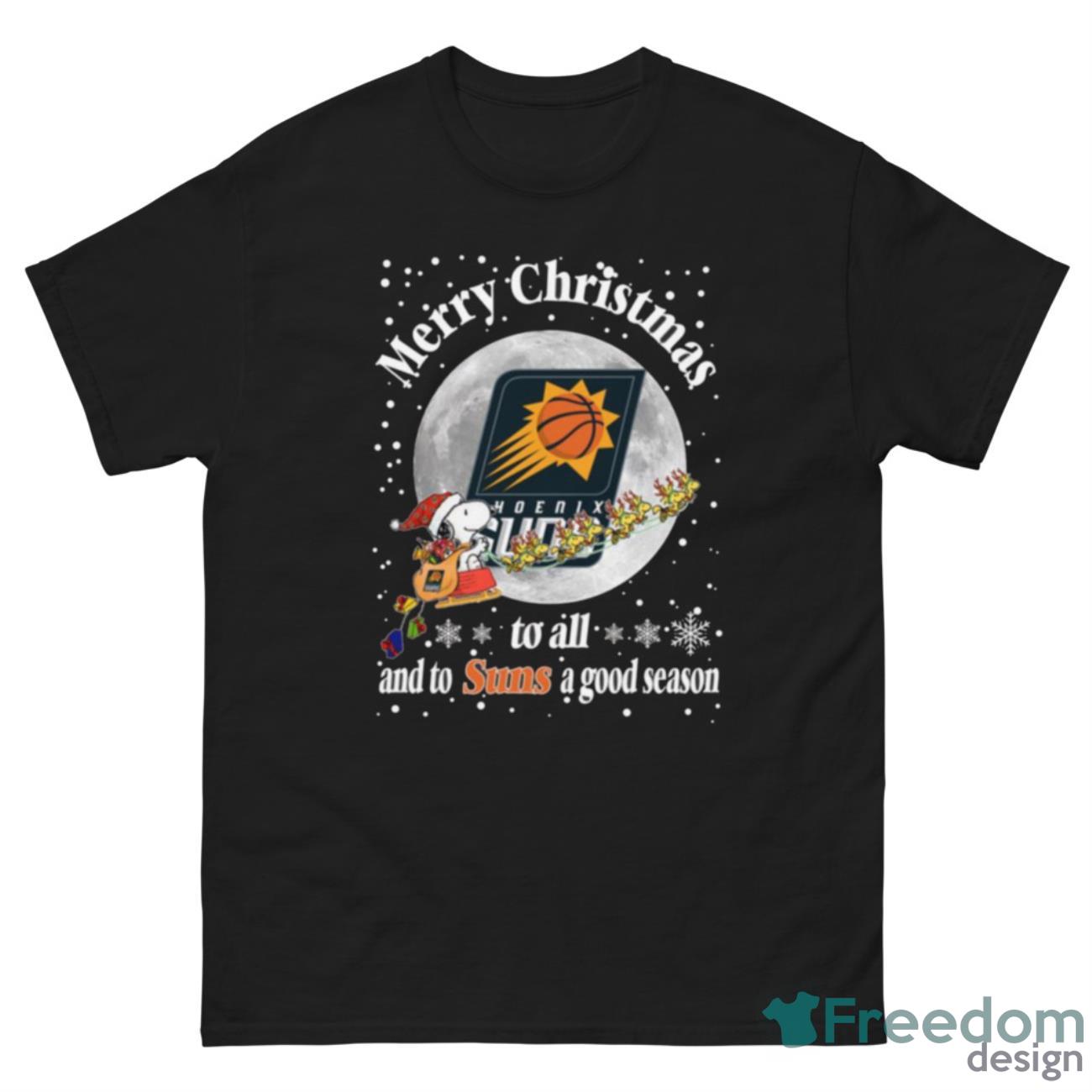 Phoenix Suns Merry Christmas To All And To Suns A Good Season NBA Basketball Sports T Shirt - G500 Men’s Classic Tee