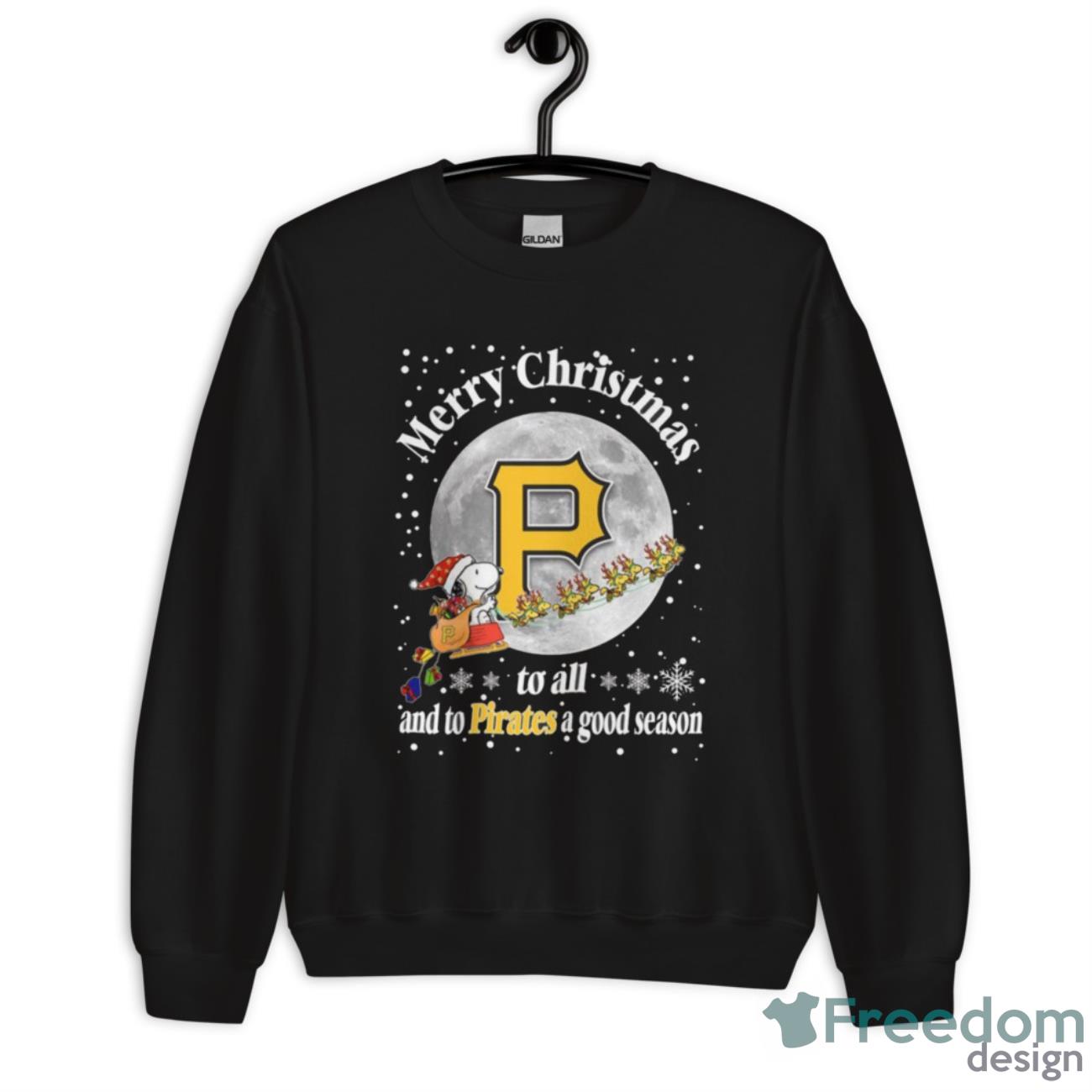 Pittsburgh Pirates Merry Christmas To All And To Pirates A Good Season MLB Baseball Sports T Shirt image Pittsburgh Pirates Merry Christmas To All And To Pirates A Good Season MLB Baseball Sports T Shirt - Unisex Heavy Blend Crewneck Sweatshirt