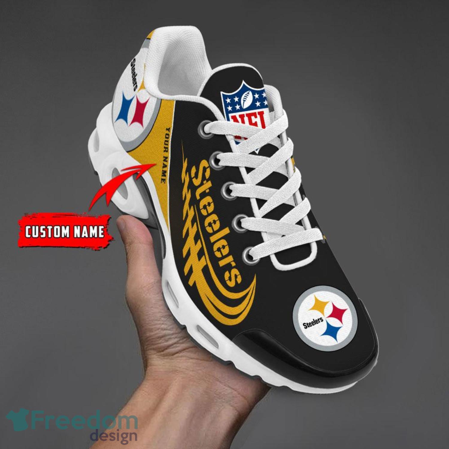 Pittsburgh Steelers Air Cushion Sport Shoes Custom Name Product Photo 1