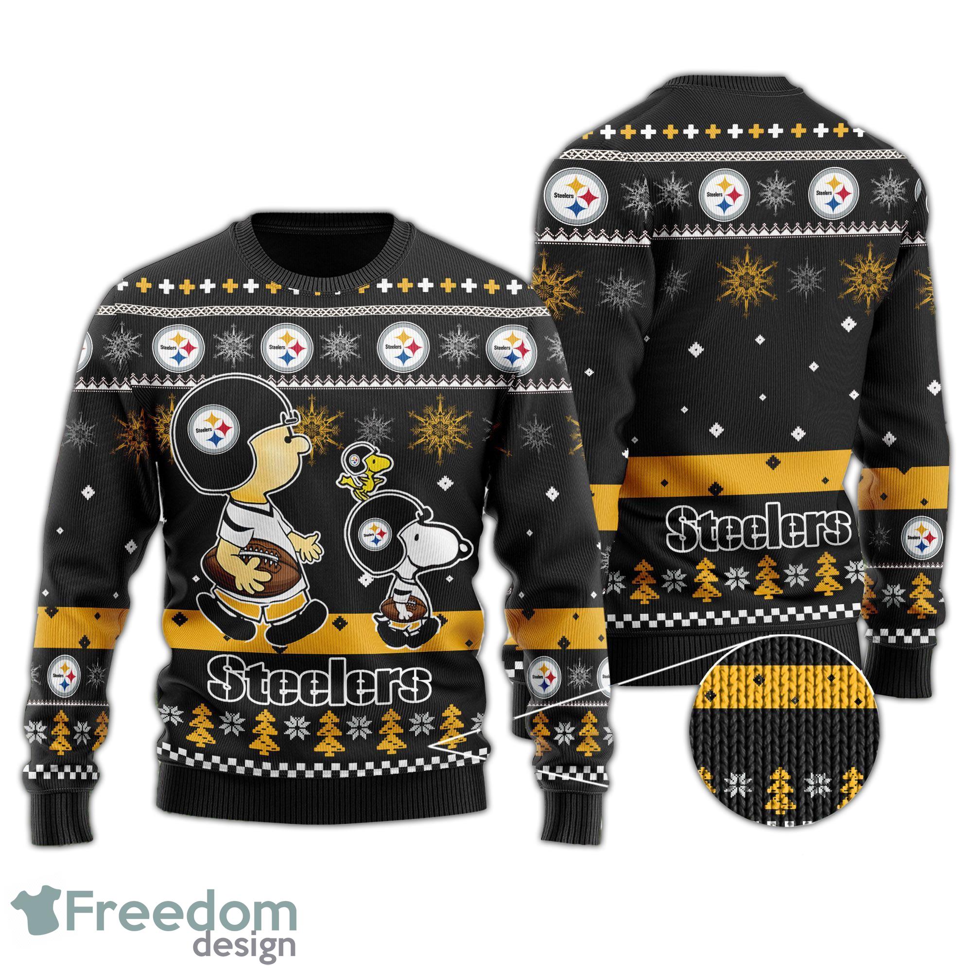 Pittsburgh Steelers Ugly Sweater Dress