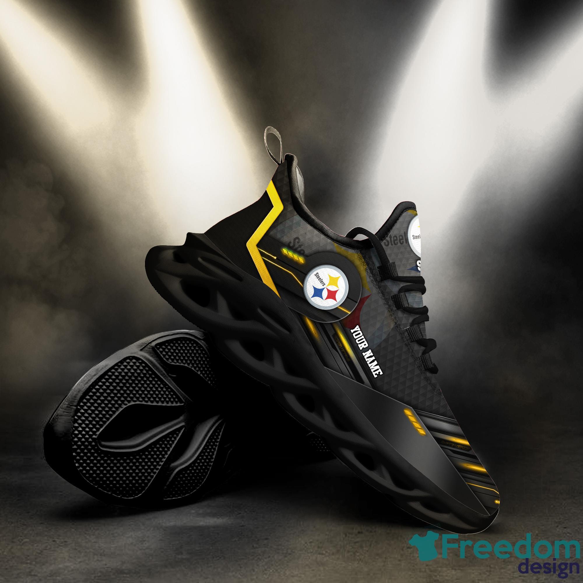 Pittsburgh Steelers NFL Running Sport Sneakers Max Soul Shoes For