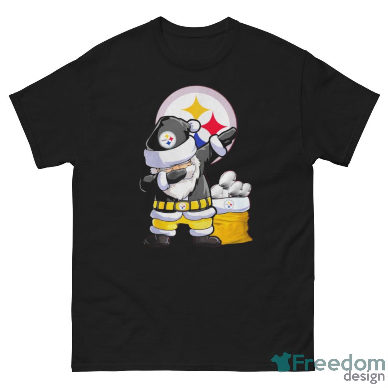 Pittsburgh Steelers Santa Claus dabbing Christmas shirt - G500 Men’s Classic Tee