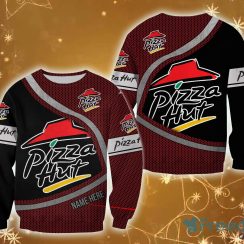 pizza hut Logo Brands Custom Name Celebration 3D Sweatshirt For Men And Women Gift Christmas