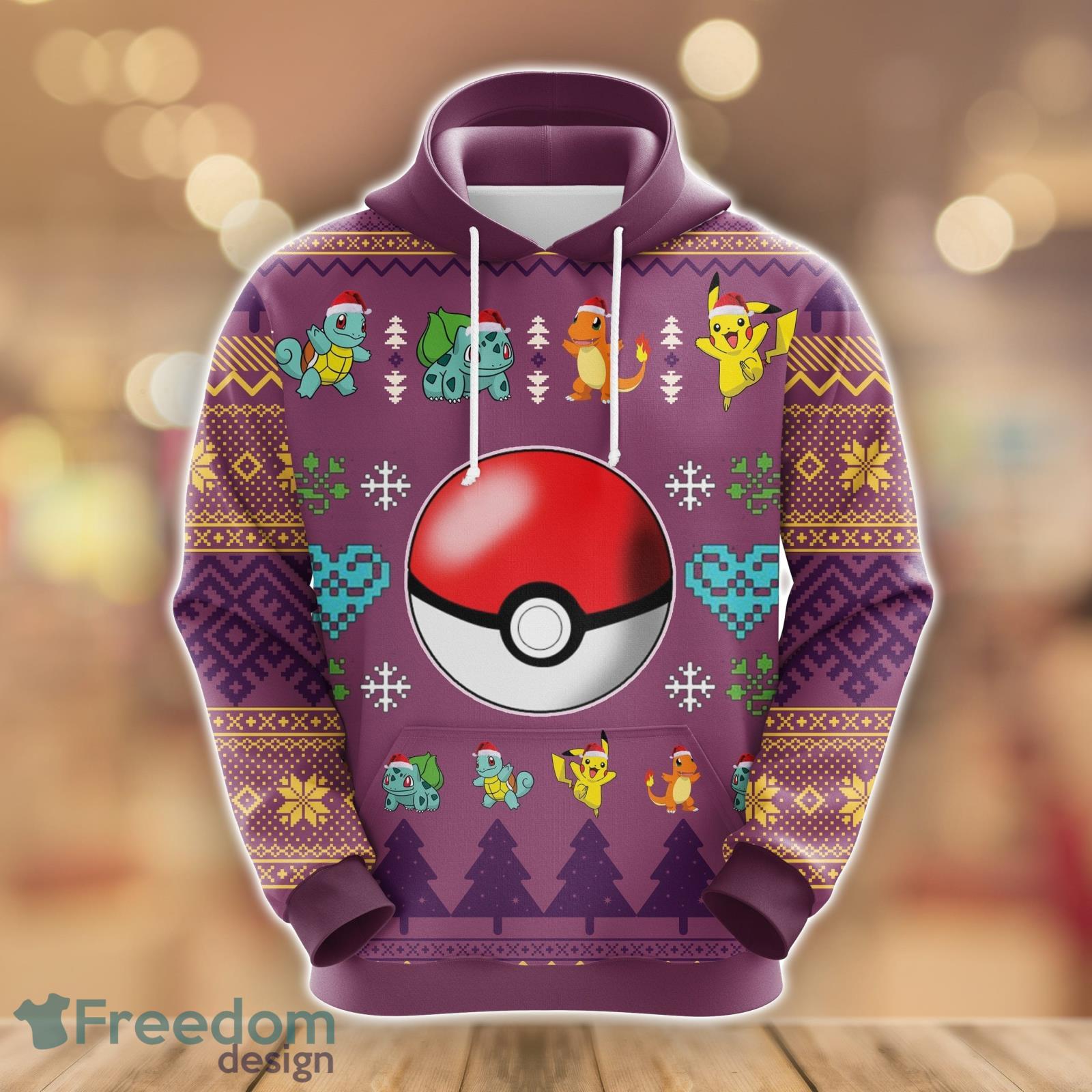 Pokemon top 3d hoodie