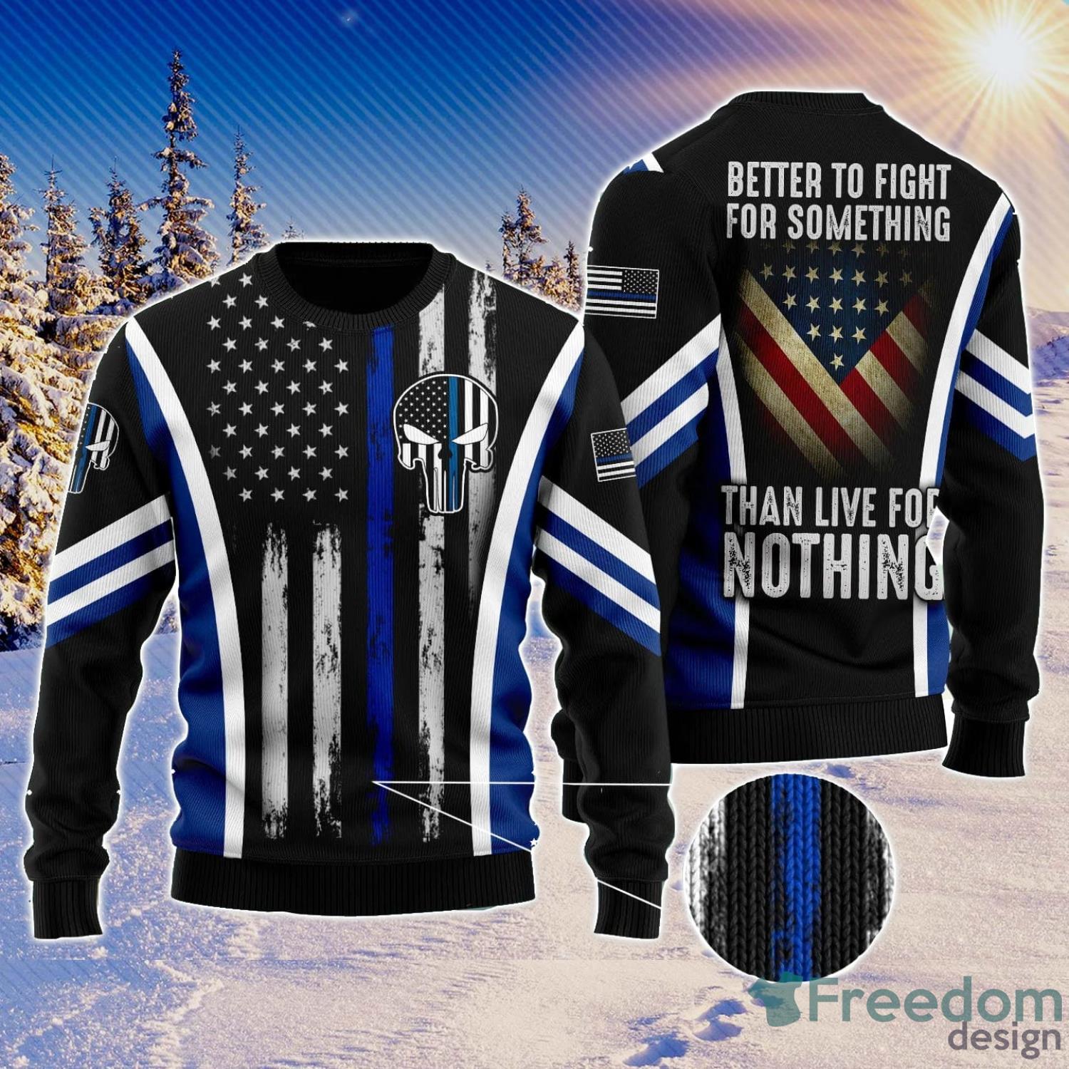 Police All Over Printed 3D Ugly Christmas Sweater Christmas Gift For Men And Women Product Photo 1